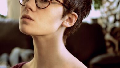 Freche Kurzhaarfrisuren mit Brille